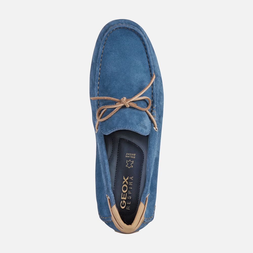 Geox Loafers Blue Melbourne - Geox Mens Shoes - AYRZUG675